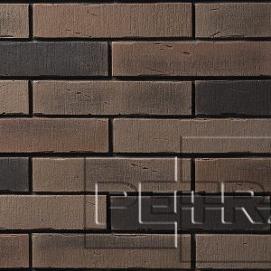 Камень из бетона - Клинкерный кирпич. Темно-коричневый, графит 14П5