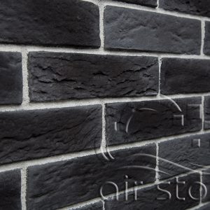 Камень из бетона - Туринский кирпич. Графит 12П4