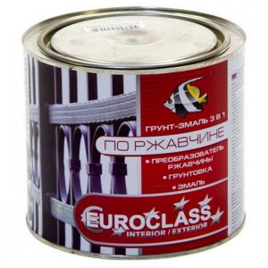 Грунт-эмаль по ржавчине "EUROCLASS"