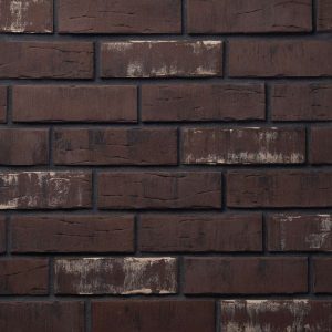 Камень из бетона - Клинкерный кирпич. Коричневый 15П7