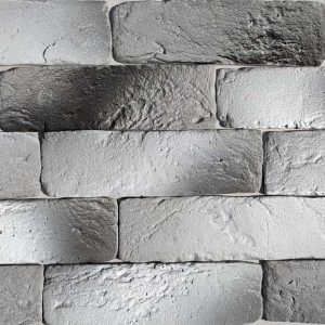 Декоративный камень – Кирпич шамотный. Серая пудра 0306П