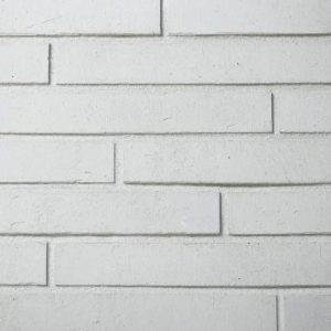 Камень из бетона - Клинкерный кирпич. Белый 18П0