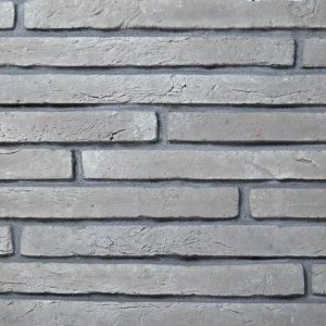 Камень из бетона - Клинкерный кирпич. Серый 19П7