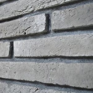 Камень из бетона - Клинкерный кирпич. Серый 19П7